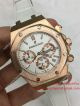 2017 Japan Replica Audemars Piguet Royal Oak Chronograph White Leather (9)_th.jpg